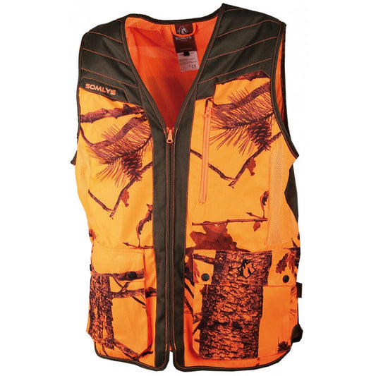 Somlys Orange Camouflage Vest